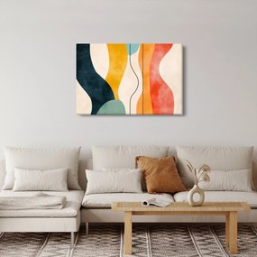 Obraz - Minimalistická farebná ilustrácia II. (90x60 cm)