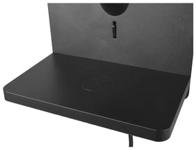 Matne čierne nástenné svietidlo Comfort – Trio