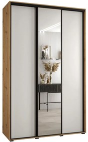 Skriňa 45 Canaris 3 170 artisan/biela/čierna