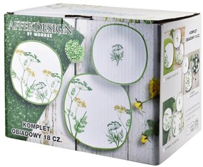 Porcelánová jedálenská súprava Village Dill sada 18ks