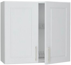 Kuchynská skrinka Natalia W80SU Alu sivá mat