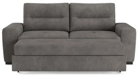 Rozkladacia trojmiestná pohovka COMO tmavošedá