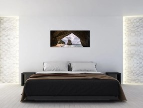 Obraz z jaskyne, Nový Zéland (120x50 cm)