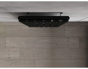 Mexen Boston, vykurovacie teleso 1800 x 452 mm, 888 W, čierna, W213-1800-452-00-70