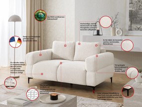 POHOVKA FLEUR 2 MIESTNÁ BIELA 154 cm