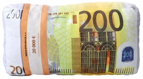 3D vankúš Bankovky 200 €