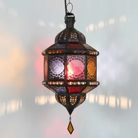 Orientálna závesná lampa Trombia multi