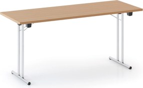 Skladací konferenčný stôl FOLDING, 160x80 cm, buk