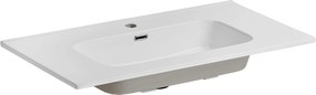 Comad Nábytkové keramické umývadlo GO 90/DP-8095, 91x46 cm, biela lesklá