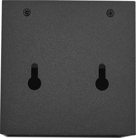 Vonkajšie nástenné svietidlo čierne vrátane LED IP65 solárne - Charlene