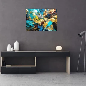 Sklenený obraz - Textúrovaná olejomaľba (70x50 cm)