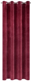 ZATEMŇOVACÍ ZÁVES NA KRÚŽKOCH RIA 140X250 CM BORDOVÁ