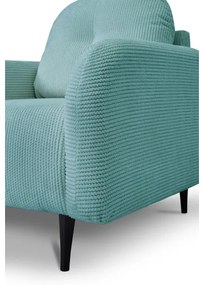 Čalúnené kreslo CLOUDY tyrkysové
