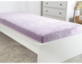 Fialová plachta z mikroflanelu 90x200 cm Exclusive – B.E.S.