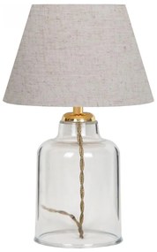 Stolná lampa AYD 1xE27/40W/230V krémová/číra