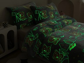 XPOSE® Mikroplyšové obliečky MEDVEDÍ SEN Exclusive (svietiací efekt)