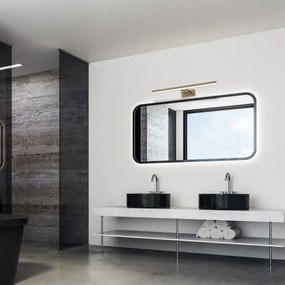 LED Kúpeľňové osvetlenie na zrkadlo SHINE LED/13,8W/230V 60 cm IP44 mosadz