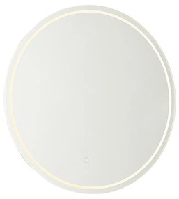 Moderné zrkadlo do kúpeľne 60 cm vrátane LED a dotykového stmievača - Sebas