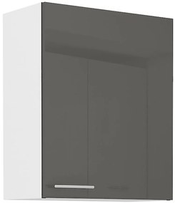 Kuchynská skrinka Lara 60g-72 1f Mdf sedá lesk