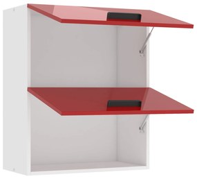 Kuchynská skrinka Belini Premium Full Version horná 60 cm červený lesk