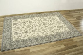 Koberec Ornament Isfahan Anafi Len béžový / krémový