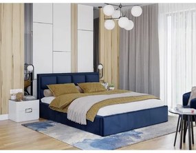 Čalúnená posteľ OTTO rozmer 140x200 cm Modrá