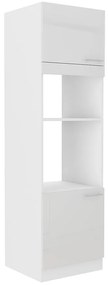 Kuchynská skrinka Lara 60dpm-210 2f Bb Mdf biely lesk