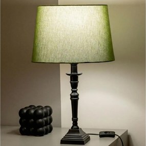 Brilagi - Stolová lampa CERIA 1xE27/60W/230V pr. 30 cm čierna/zelená