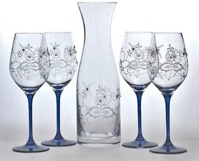 Celebration Crystals Cibulák set na víno (1+4)