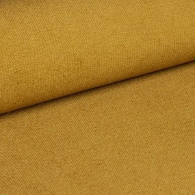 AKCIA Horčicová rozkladacia rohová pohovka ZENOVA 220x140 cm, obojstranná II. akosť