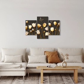 Obraz - Tulipány - abstraktné (90x60 cm)