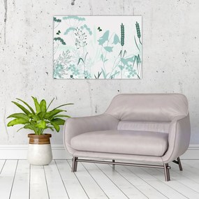 Obraz - Lúka vektor (70x50 cm)