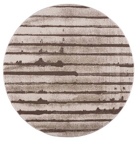 Dekorstudio Moderný okrúhly koberec MODA SOFT béžový 579 Priemer koberca: 120cm