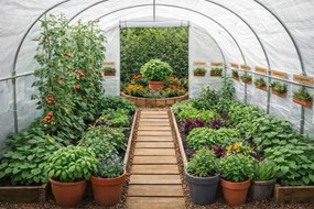 Fóliovník 2,5x4m biely