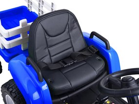 JOKOMISIADA Traktor s prívesom na akumulátor + diaľkové ovládanie  PA0242 modrý
