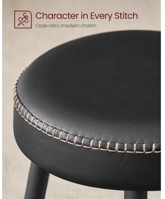 Barová stolička LIOR čierna