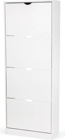 Botník AVENBERG SLIM FLIP 4 biely