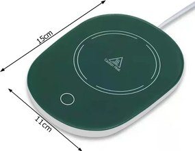 Elektrický LED ohrievač hrnčekov 16W - Green