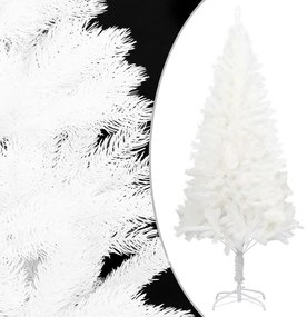 Umelý vianočný stromček, realistické ihličie, biely 210 cm 321024