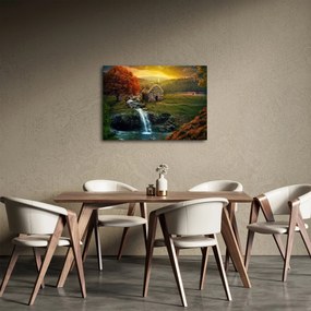 Obraz Chalupku v rozprávkovej krajine (70x50 cm)