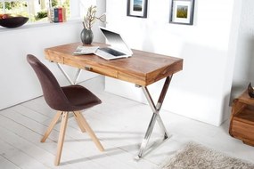 Nemecko -  Elegantný pracovný stôl ELEMENTS 120 cm Sheesham, prírodný