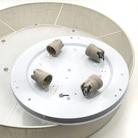 Brilagi - LED stropné svietidlo SIRIJA 4xE27/60W/230V pr. 60 cm krémové