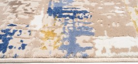 TA Koberec D684M BIELA/TMAVOMODRÁ ASTHANE Rozmer: 80x150 cm