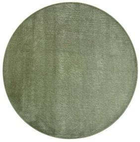 VM-Carpet | Koberec Satine - Zelená / Ø 133 cm