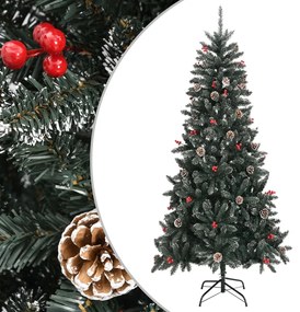 Umelý vianočný stromček s podstavcom zelený 240 cm PVC 345182