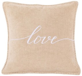 Béžový dekoratívny vankúš Tiseco Home Studio Damian W, 45 x 45 cm