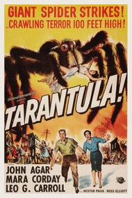 Umelecká tlač Tarantula (Vintage Cinema / Retro Movie Theatre Poster / Horror & Sci-Fi), (26.7 x 40 cm)