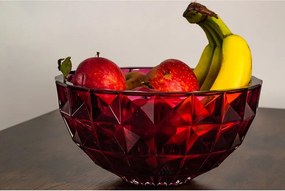 KRIŠTÁĽOVÁ MISKA BOHEMIA DIAMOND PINK 280 MM