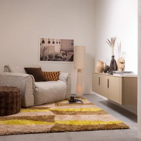 Taupe TV stolík z borovicového dreva 154x56x44 cm Gunnar – WOOOD