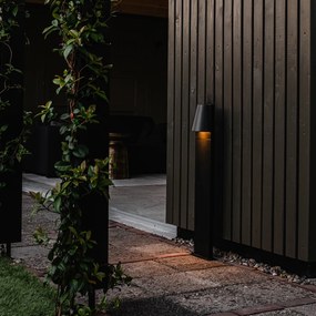 Priemyselná vonkajšia stojaca lampa čierna IP44 - Femke